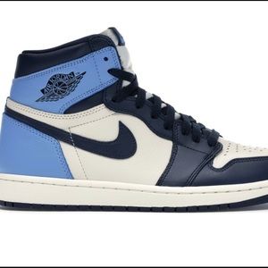 Jordan 1 Retro High Obsidian UNC - 9.5
